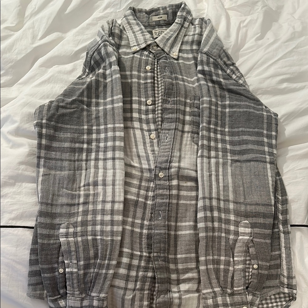J. Crew Gray Casual Button Down Shirt